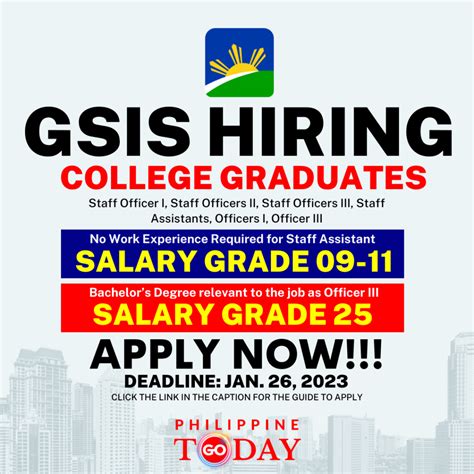 gsis vacant position